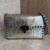 Valentino Garavani Rockstud Crossbody Bag Medium Silver