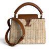Louis Vuitton Capucines Bag Wicker with Leather BB