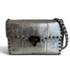 Valentino Garavani Rockstud Crossbody Bag Medium Silver